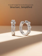 14K Large Diamond Earrings