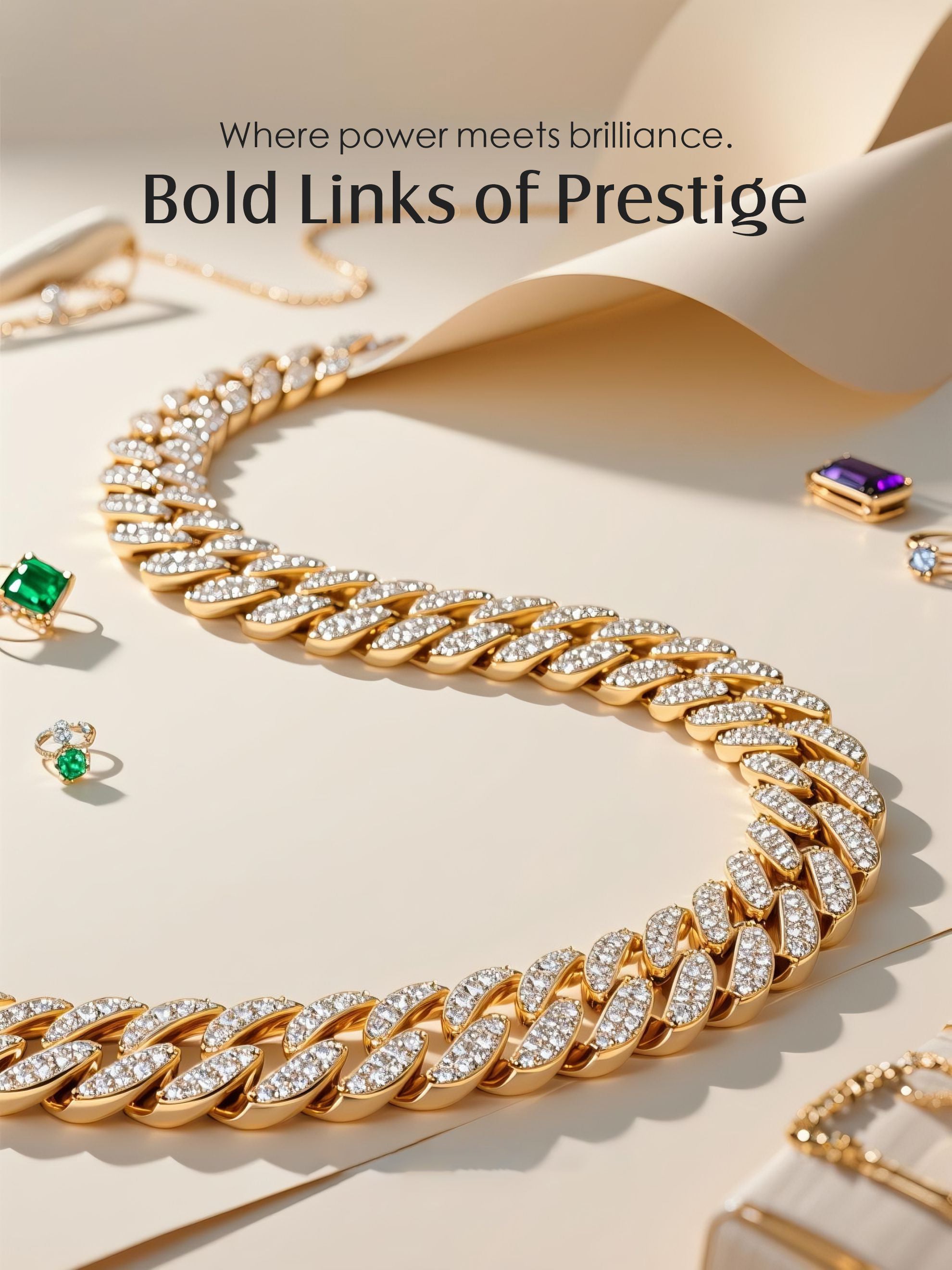 14mm Classic Cuban Necklace