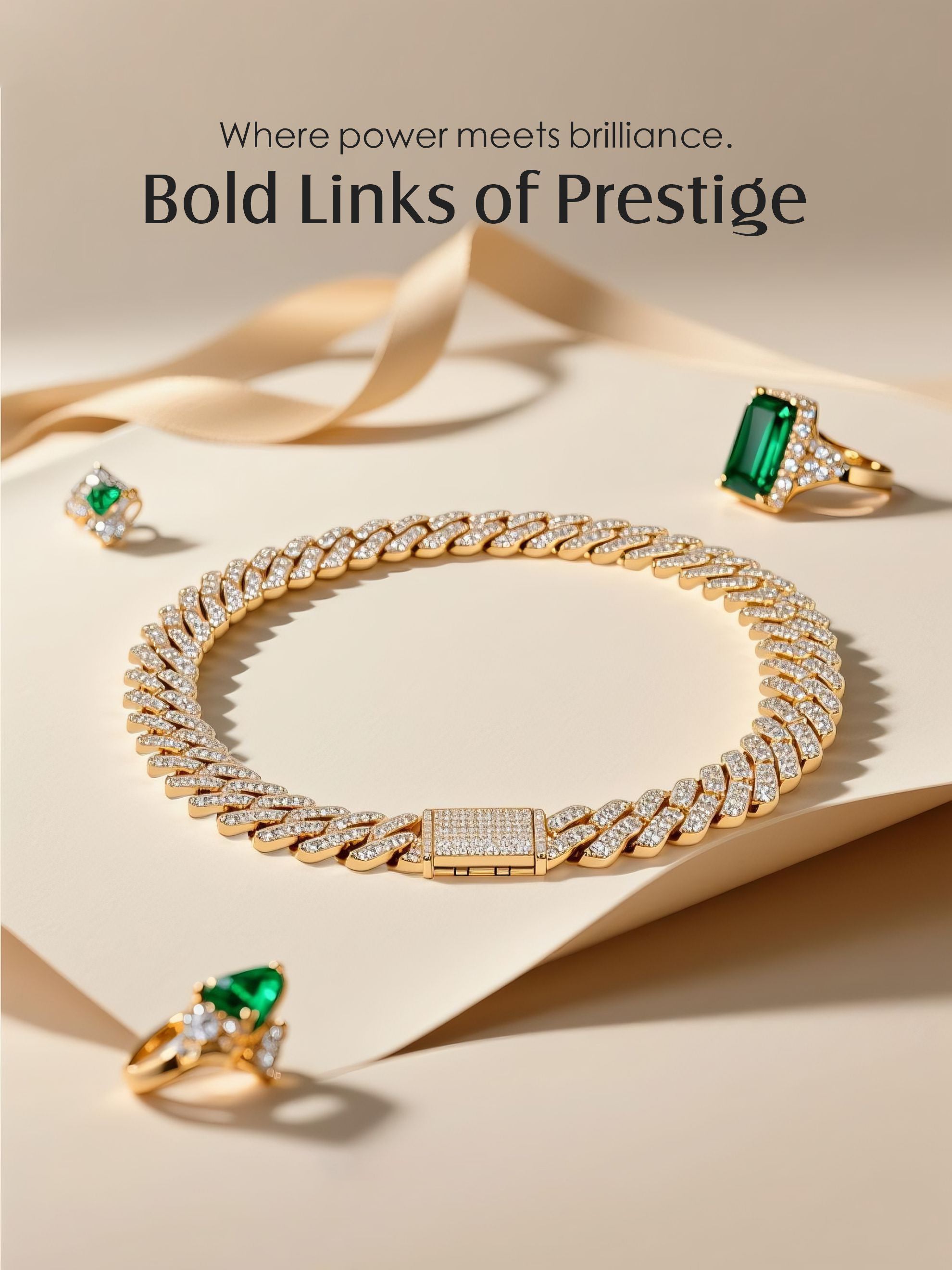 14mm Classic Cuban Necklace