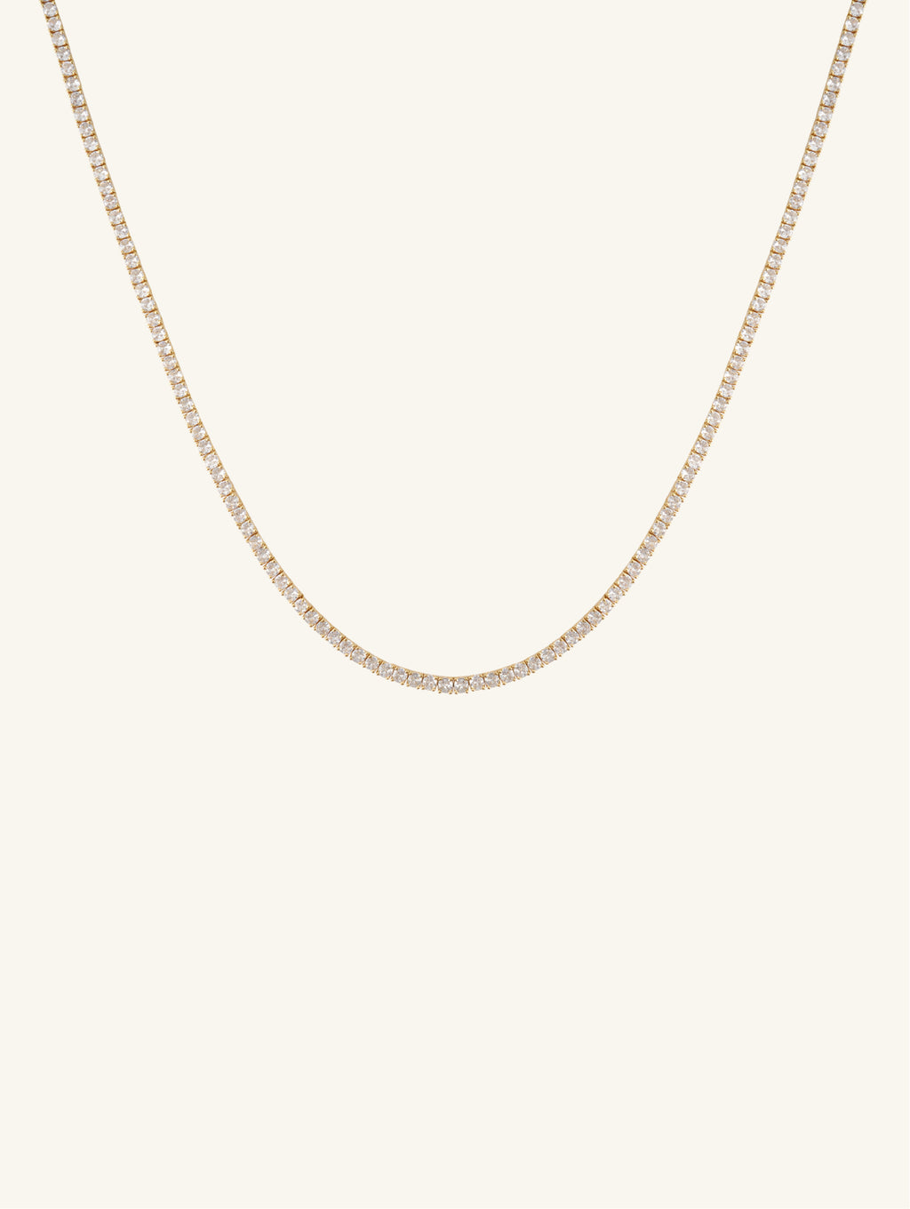 3mm Classic Tennis Necklace