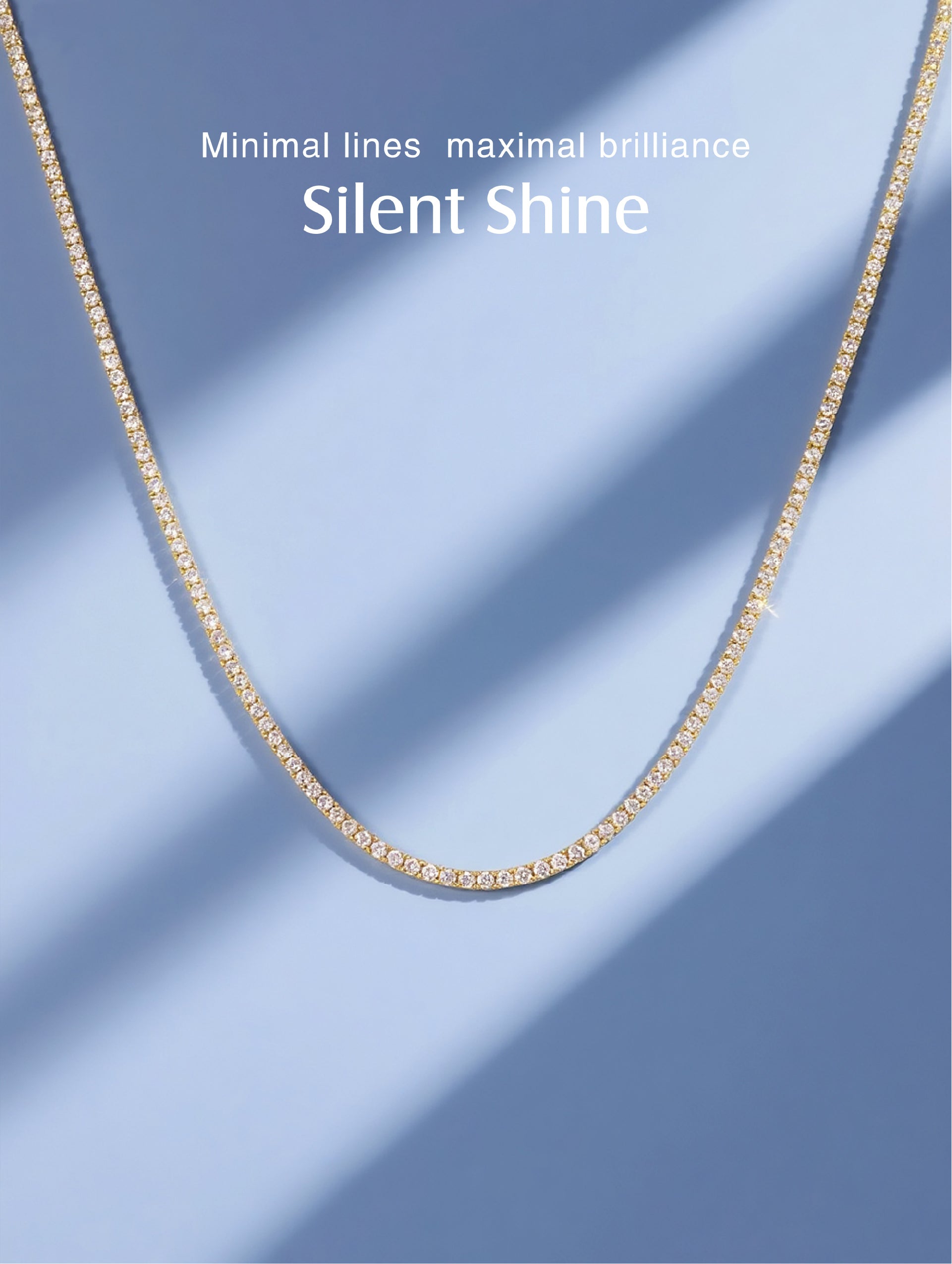 3mm Classic Tennis Necklace