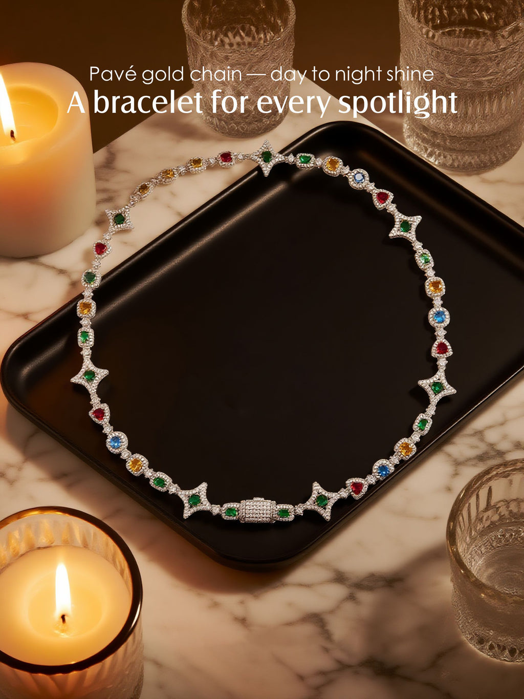 Colorful Starburst Necklace