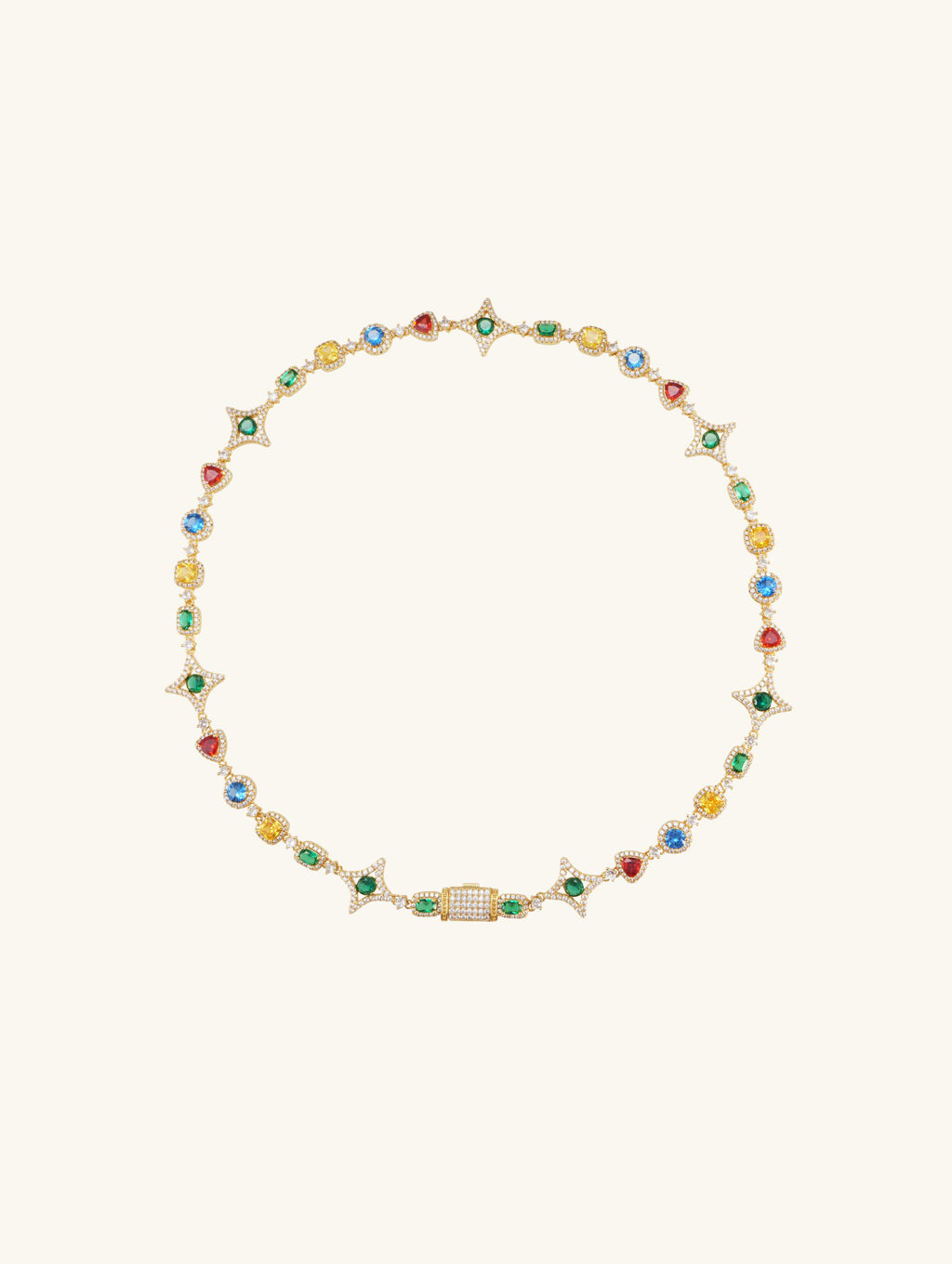 Colorful Starburst Necklace