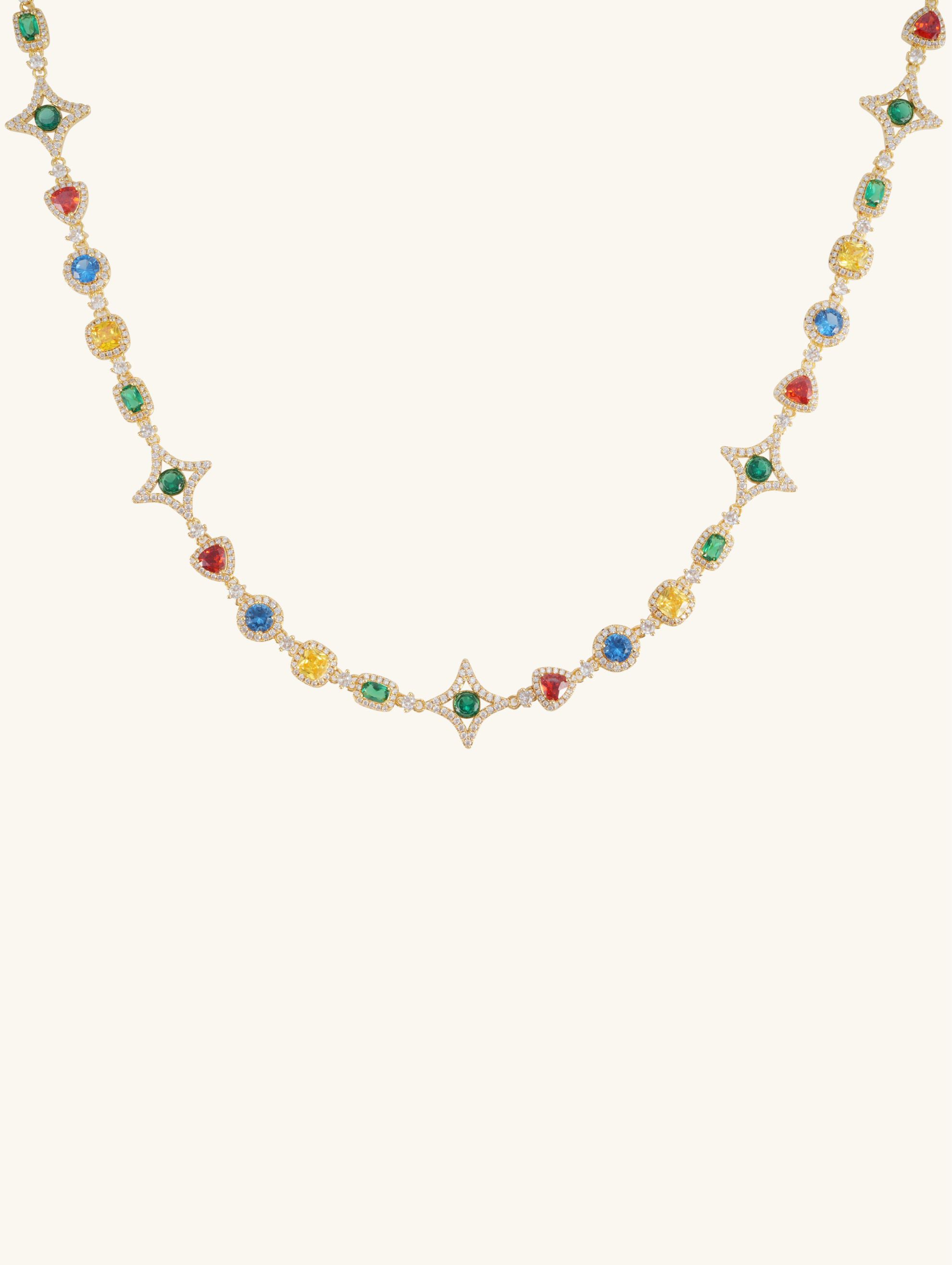Colorful Starburst Necklace