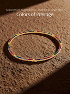 14K Rainbow Diamond Necklace