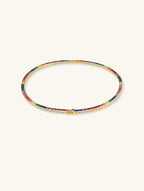 14K Rainbow Diamond Necklace