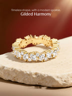 14K Irregular Diamond Ring
