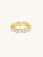 14K Irregular Diamond Ring