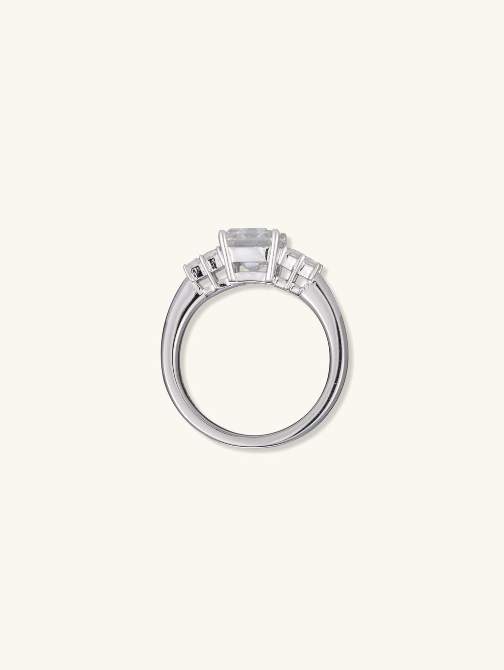 14K Large Square Ring