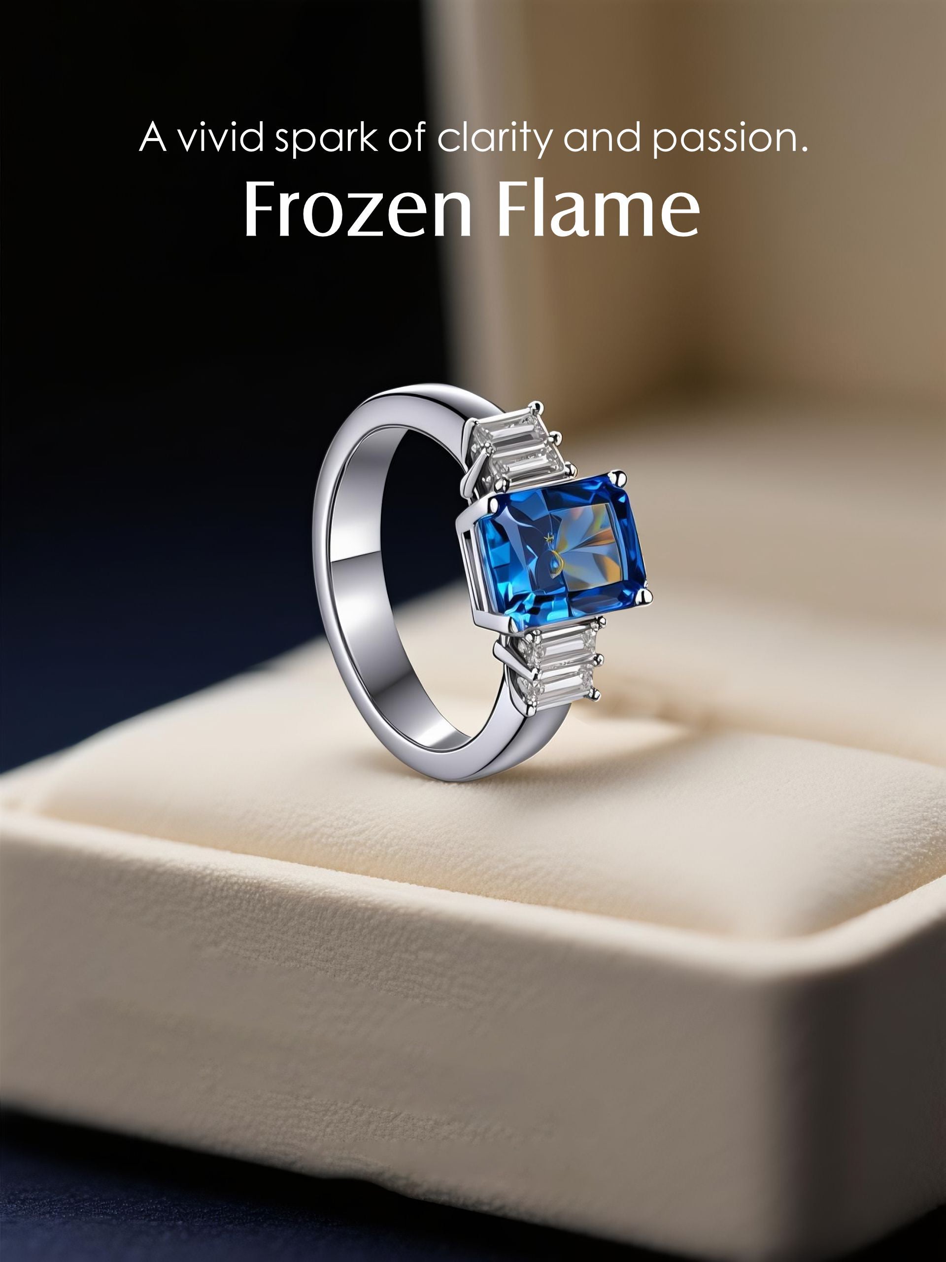 14K Large Square Ring