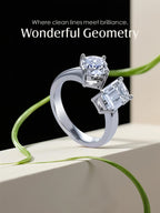 Double Gemstone 14K Ring