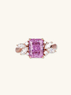 Pink Treasure Wings Diamond 14K Ring