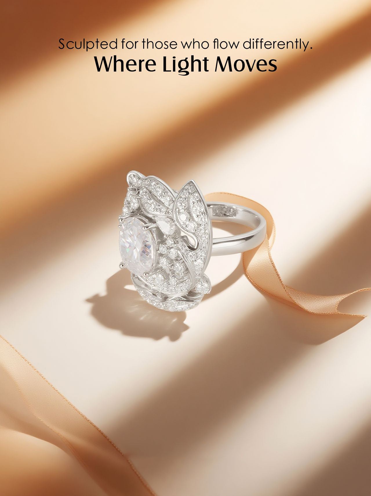 Diamond Vine 14K Diamond Ring