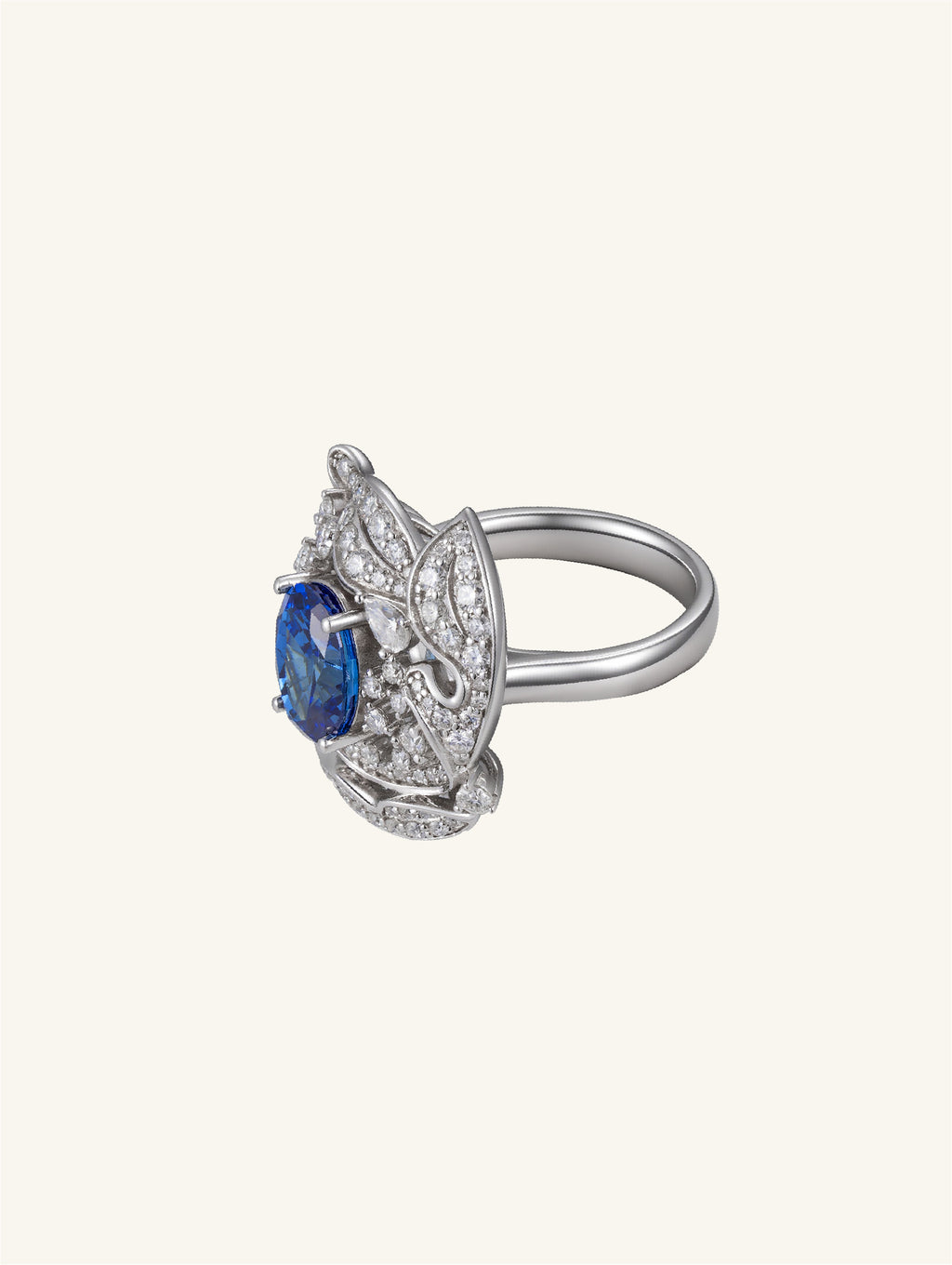 Vine Diamond 14K Ring