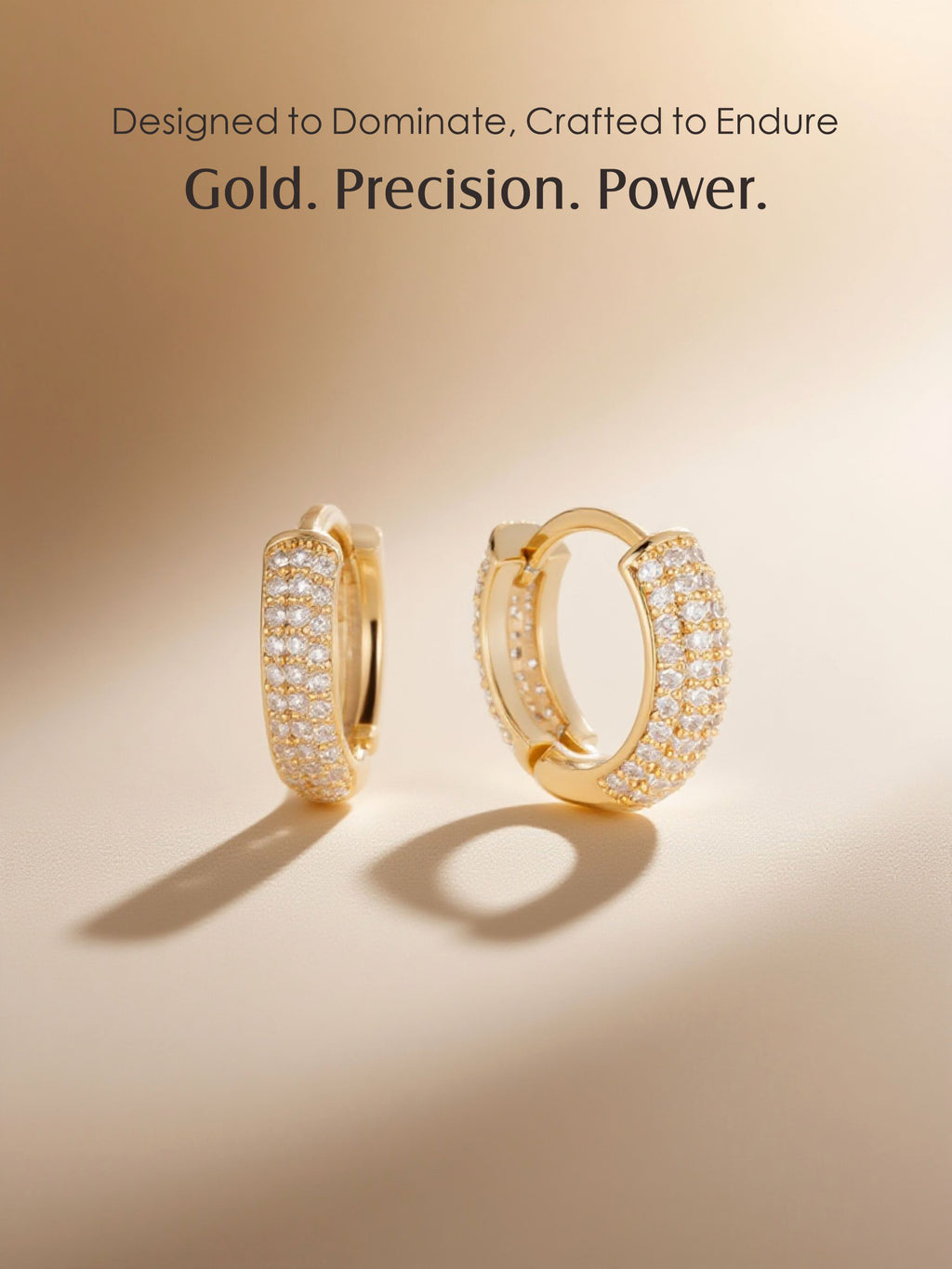 14K Bubble Round Diamond Stud Earrings