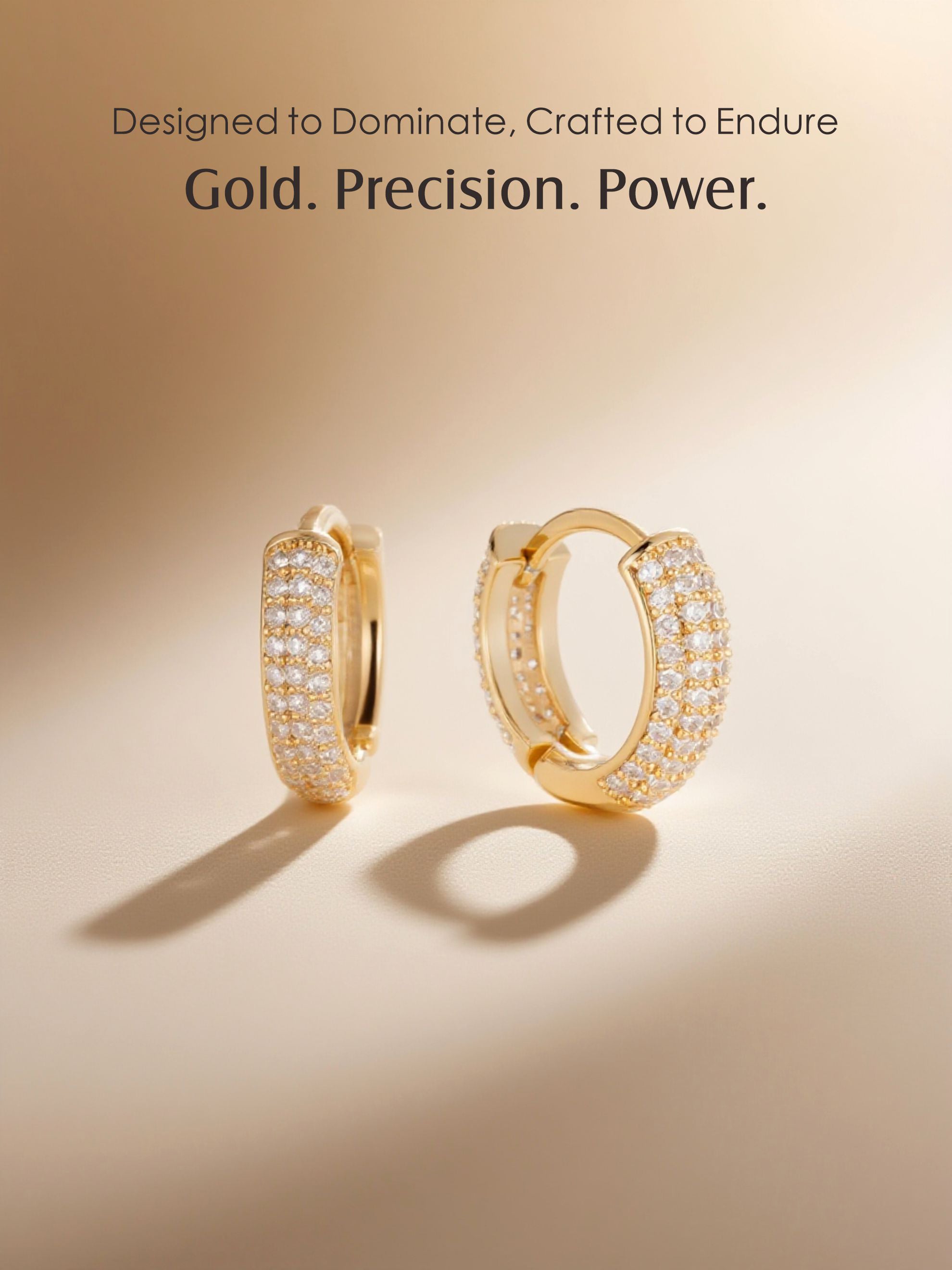 14K Bubble Round Diamond Stud Earrings