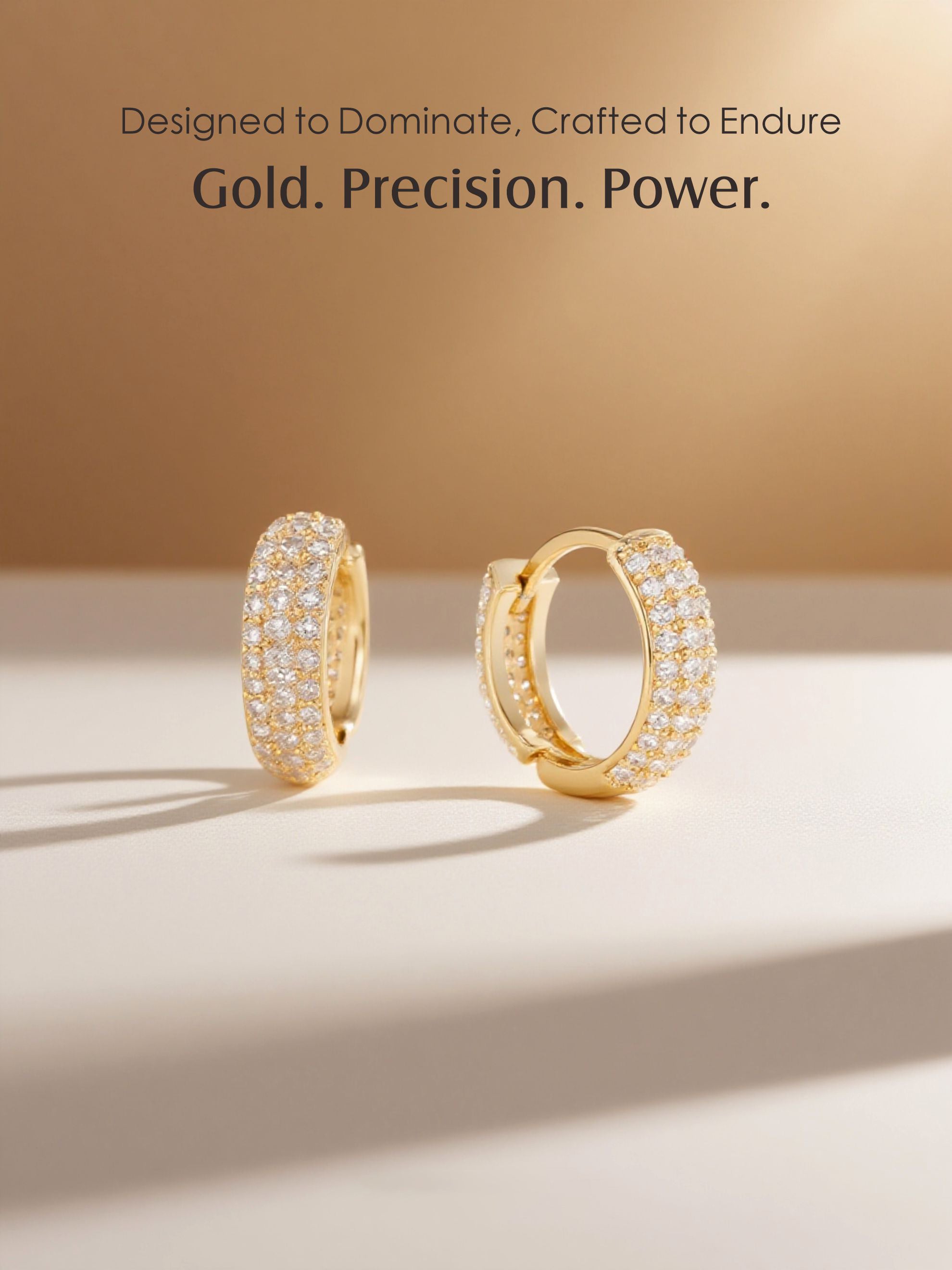 14K Bubble Round Diamond Stud Earrings