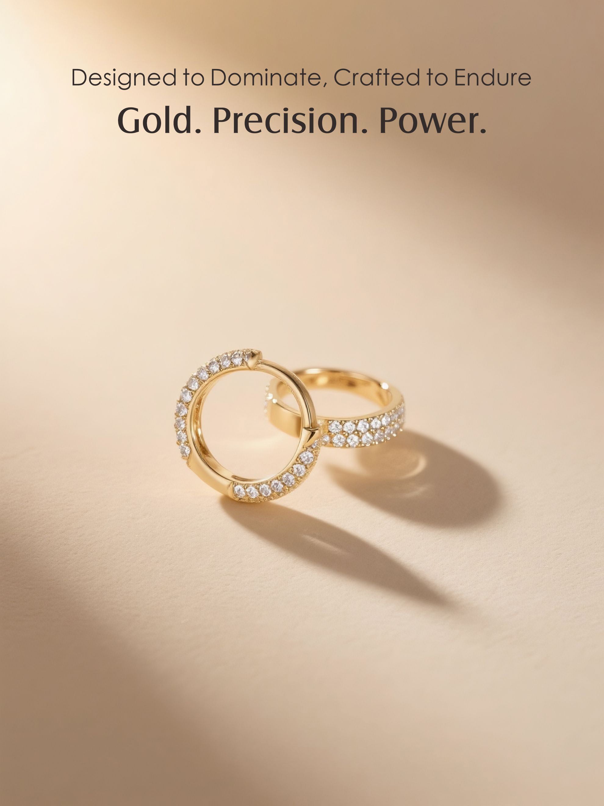 14K Bubble Round Diamond Stud Earrings