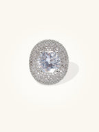 Pigeon Egg 14K Large Diamond Ring