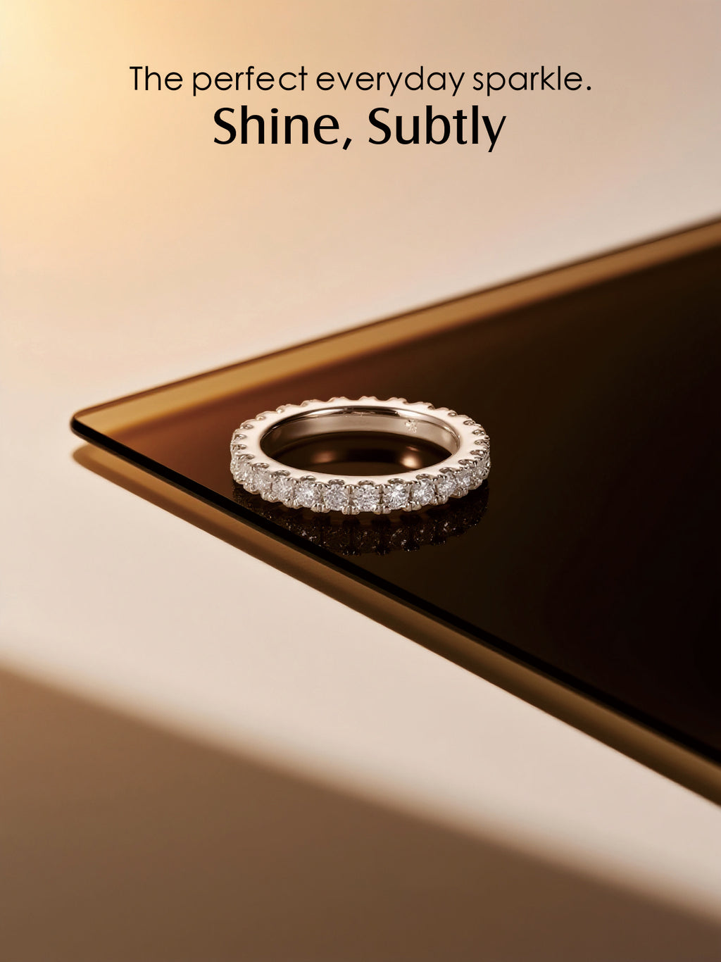 14K Row Setting Ring