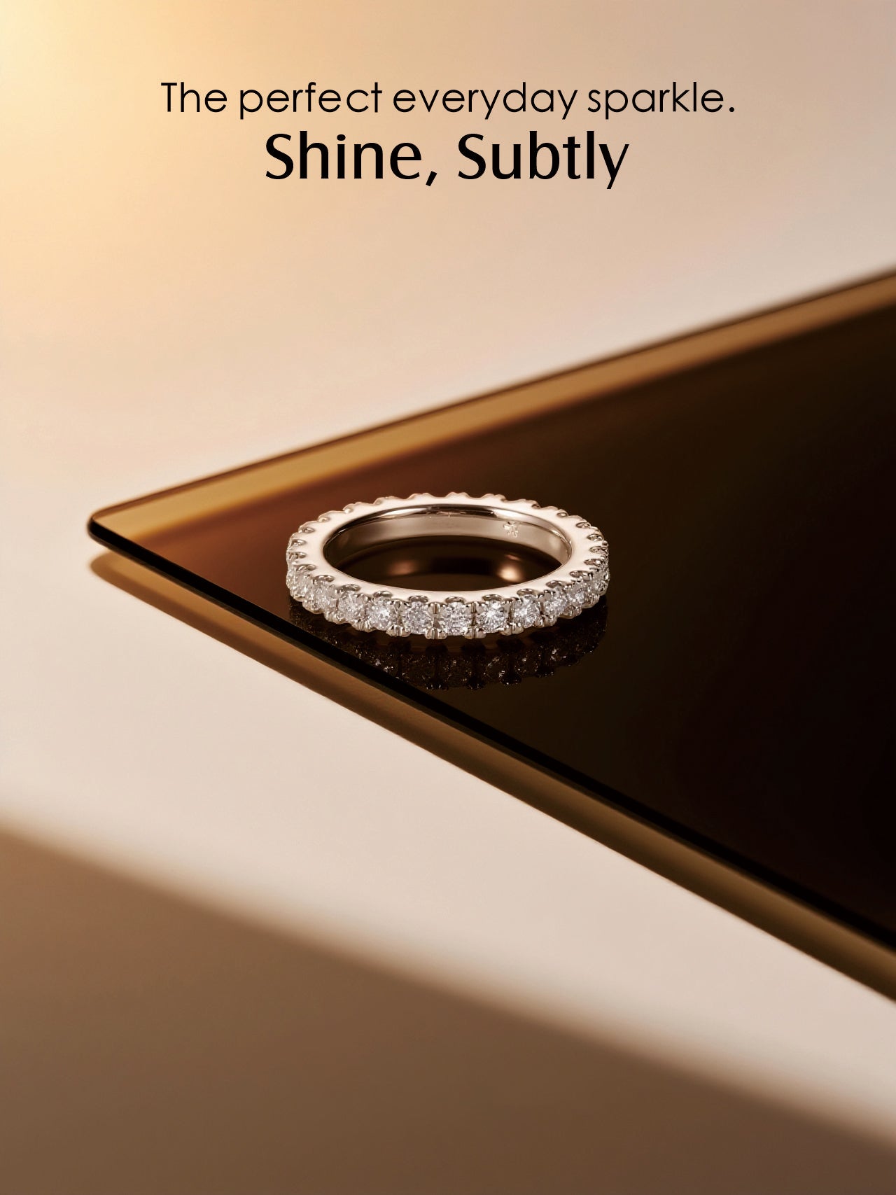 14K Row Setting Ring