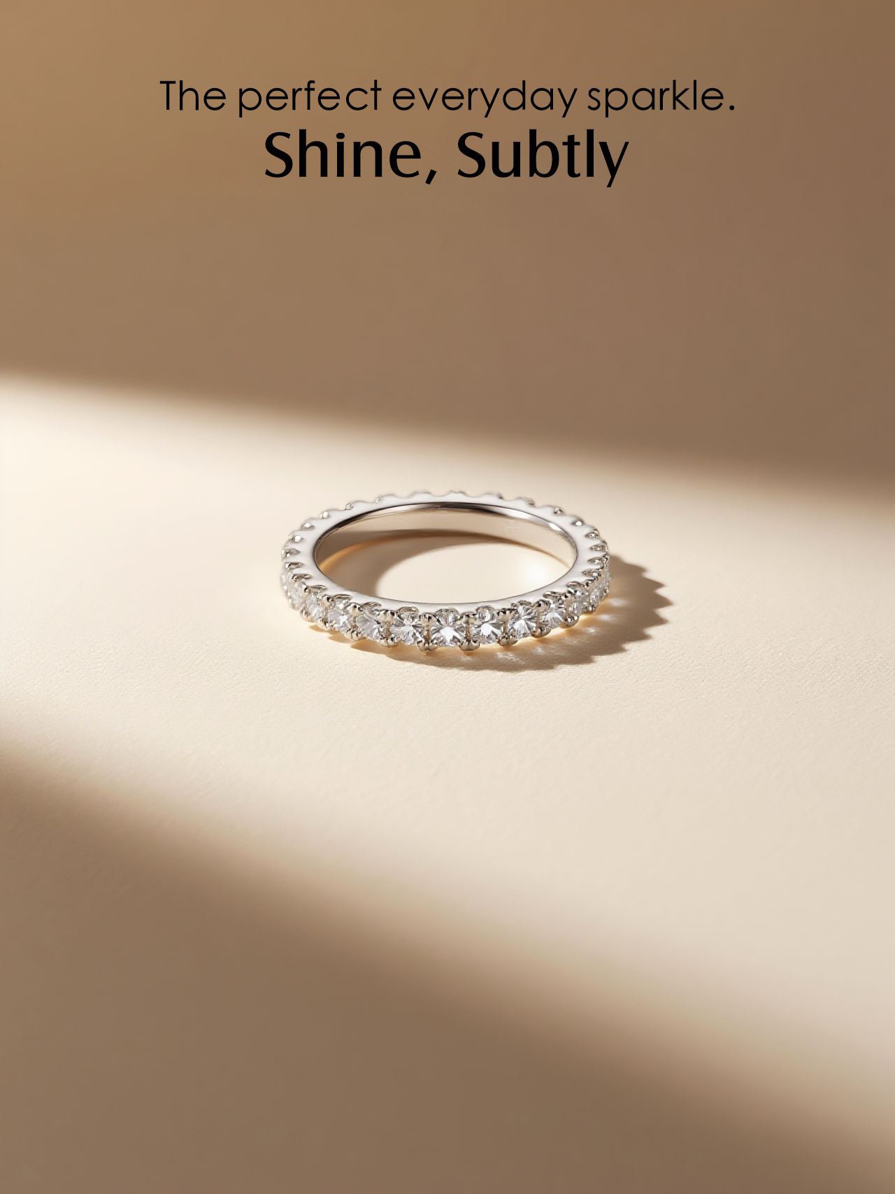 14K Row Setting Ring