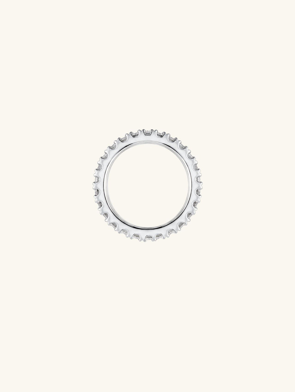 14K Row Setting Ring