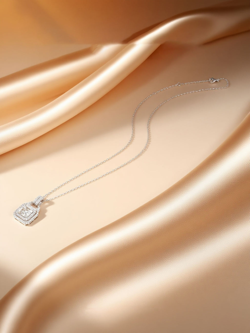 Large Gemstone 14K Pendant