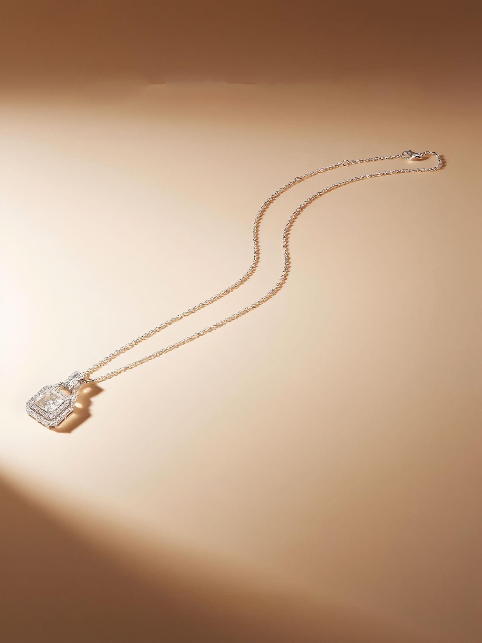 Large Gemstone 14K Pendant