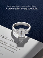 Own Your Bloom 14K white gold diamond ring displayed under studio lighting, elegant minimal aesthetic, Dallas.
