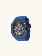 Own Your Bloom men’s mechanical watch side profile showing crown and case detail on white, San Francisco.